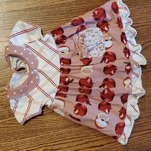 Matilda Jane apple dress and bloomers 18-24mo